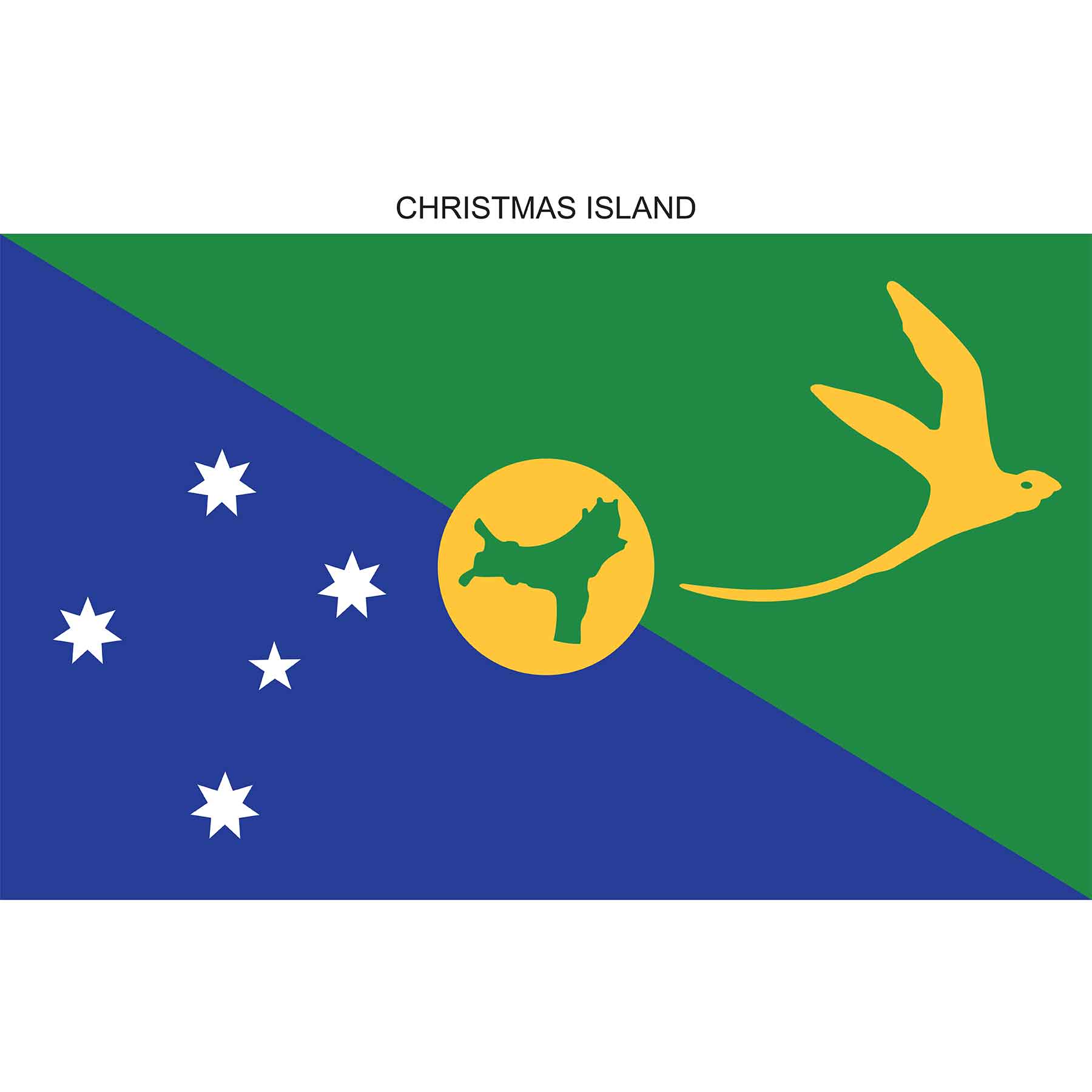 Christmas Island Flag Awal Plastics Shop Catalogue