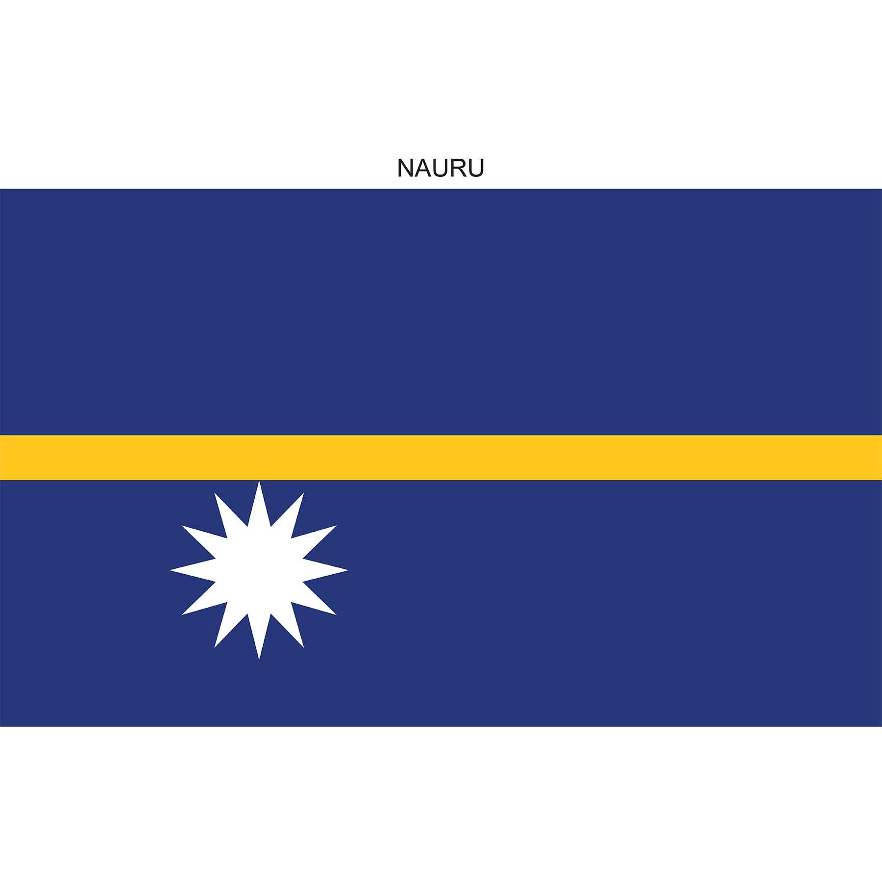 Nauru Flag Awal Plastics Shop Catalogue