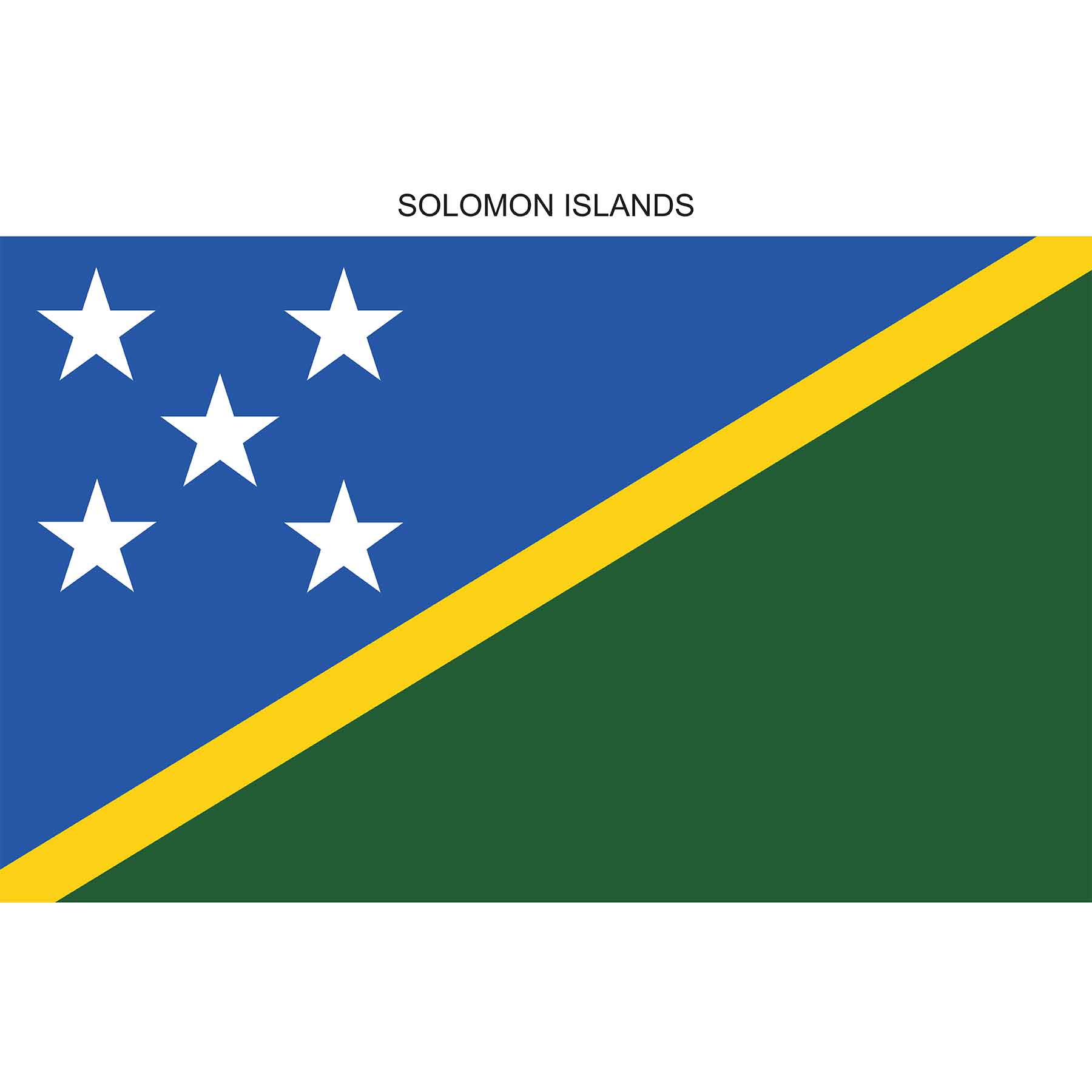 Solomon Islands Flag Awal Plastics Shop Catalogue